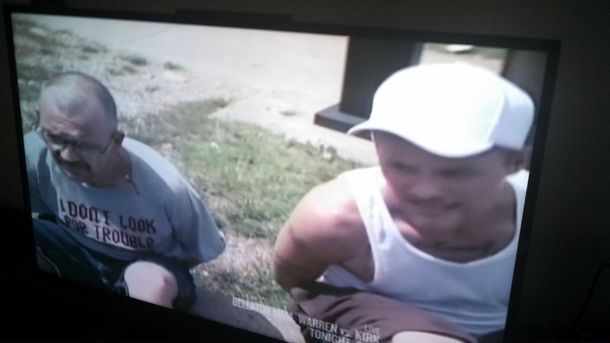 Watching COPS and these two were arrested for selling meth Thought they looked familiar
