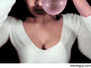 Water balloon popping in slow motion
