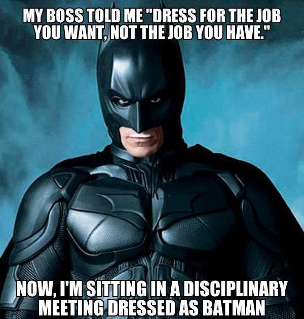 We all want to be batman