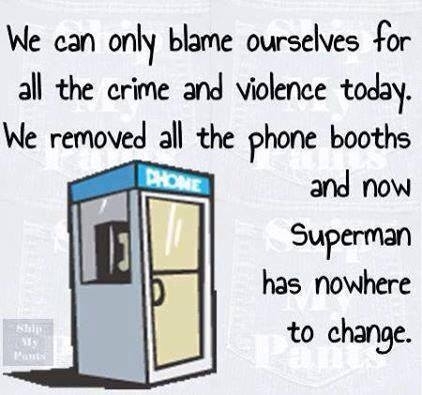 We are to blame for the crime and violence today