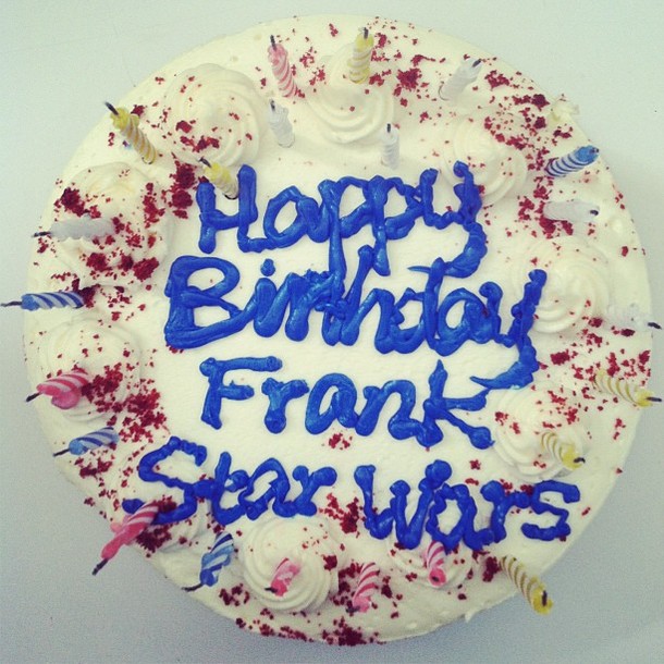 We asked Safeway to make a Star Wars cake for our editor Frank This is what they gave us