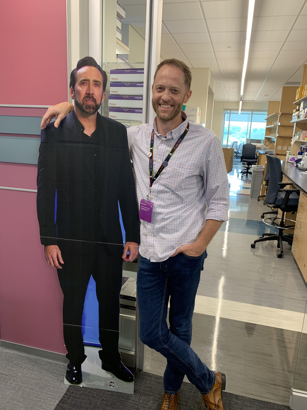 We work in the Center for Advanced Genome Engineering - the CAGE So naturally