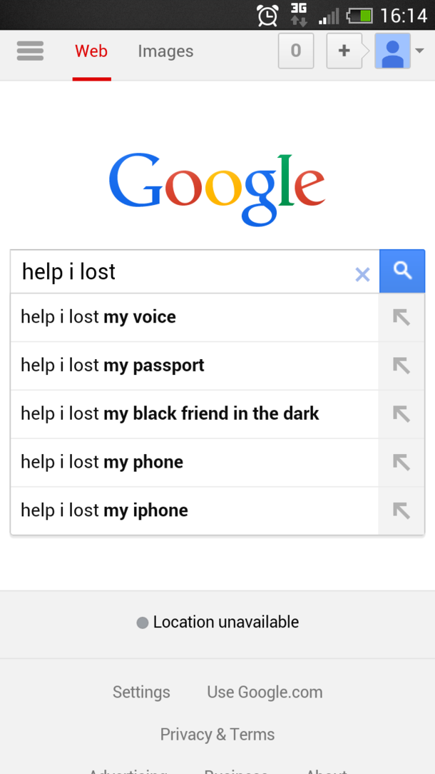 Well it looks like Google could use some assistance