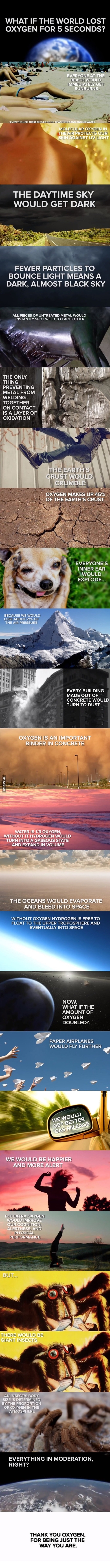 What if the world lost oxygen for  seconds