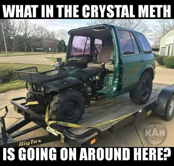 What in the crystal meth