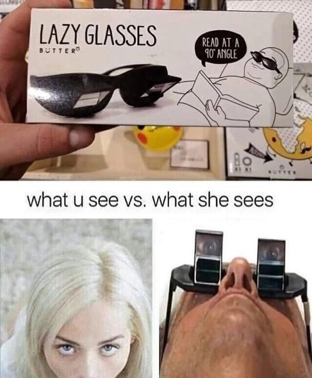 What she sees