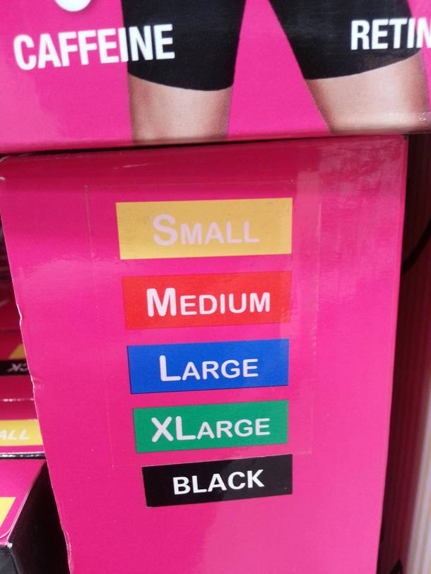 What size is black