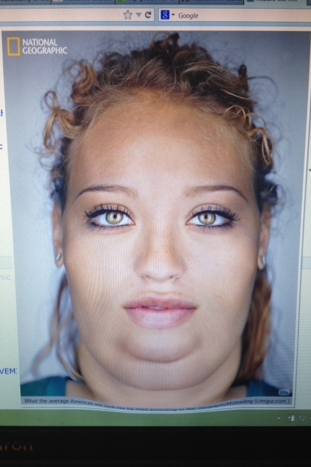 What the average American will look like by  according to National Geographic 