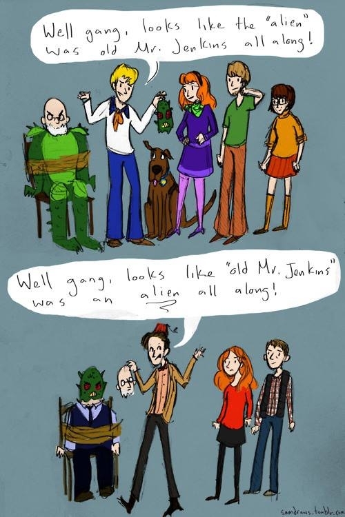 When Doctor Who and Scooby Doo collide