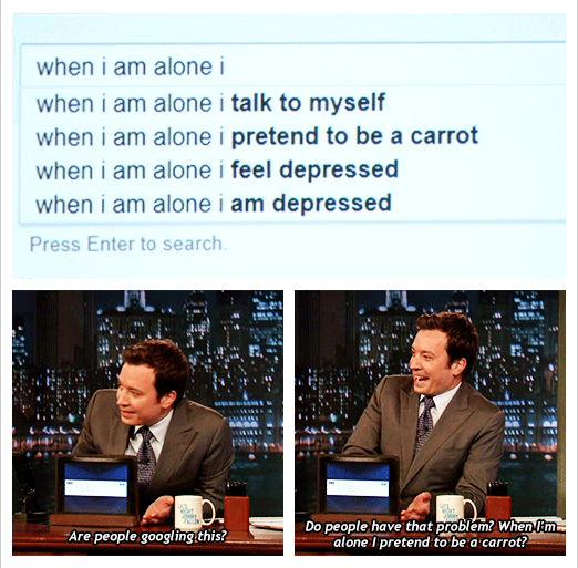 When I am alone