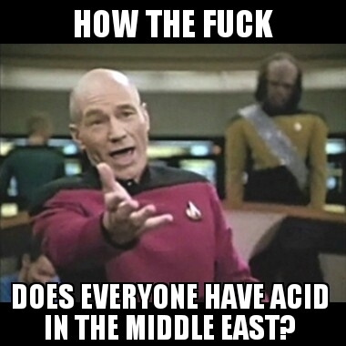 When I hear about throwing acid at girls in the middle east