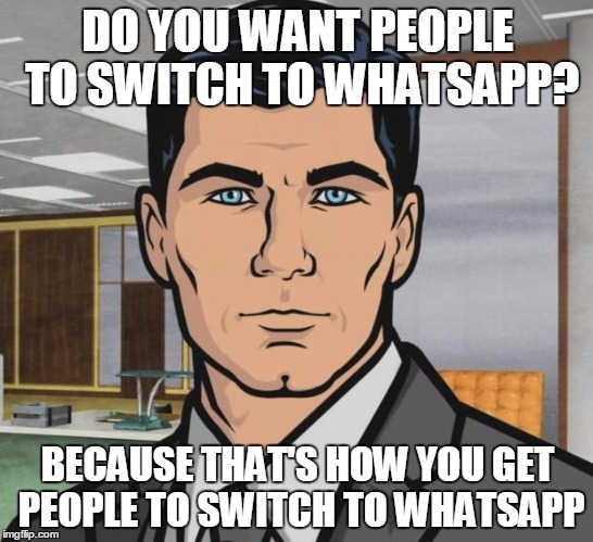 When I heard Facebook are going to start putting ads in Facebook Messenger