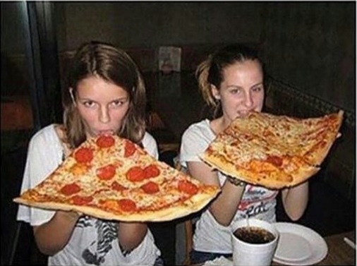 When you and your friend are on a diet so you only get one slice
