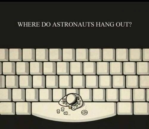 Where astronauts hang out