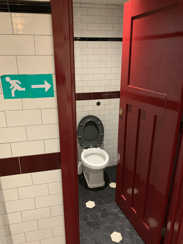 Where is the fire exit the Ministry of Magic