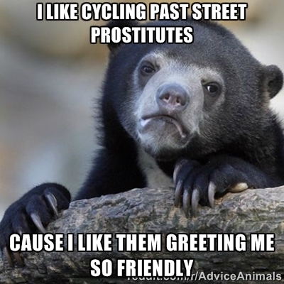 Why I cycle at night