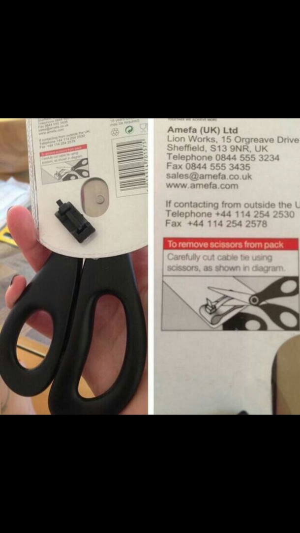 Why the f would you buy scissors then