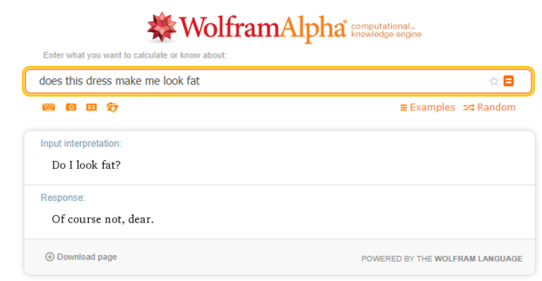 Wolfram Alpha really IS smart