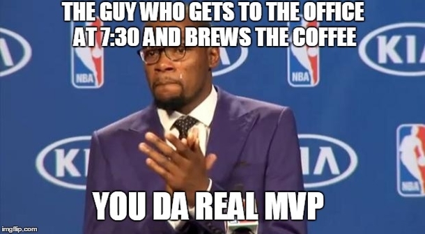 You never realize until hes out on paternity leave