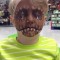Pic #2 - My brother just did some face-painting for a local supermarket Not all the kids were happy about it