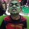 Pic #3 - My brother just did some face-painting for a local supermarket Not all the kids were happy about it