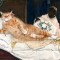 Pic #4 - Russian Artist Inserts Her Fat Cat Into Iconic Painting