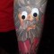Pic #5 - My -year old niece decided to put googly eyes on my tattoos