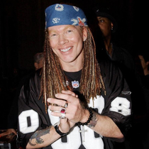  Axl Rose looks like he owns a business selling Healing Crystals on eBay