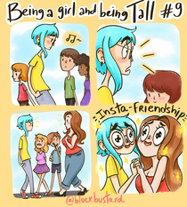  My latest being a girl and being tall comic I hope you like it