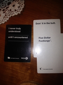  year old grandmother won Cards Against Humanity during family gathering