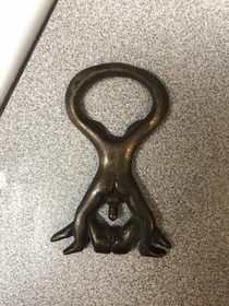 A bottle opener I found at a recycling plant
