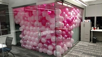 A co-worker is having a girl Thought wed congratulate him