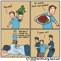 A comic about parsley