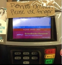 A Finger Will Work
