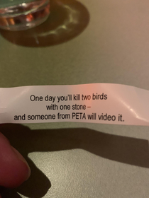 A fortune I got today