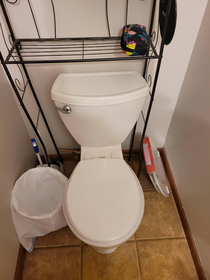 A friend of mine has a backup toilet seat at the ready How often is he going through these