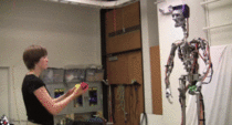A game of catch with a robot