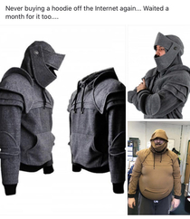 A Knight themed hoodie