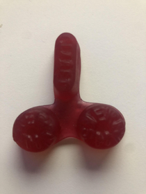 A little bit of childish humour here Found this sweet in a winegum packet They are usually not phallic in nature