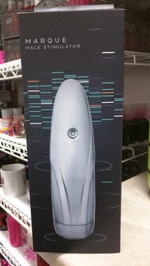 A male sex toy we sell at my store looks like A Portal Sentry Turret The eye even lights up red