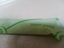 A message from my tampon