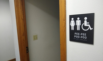 a more honest restroom sign