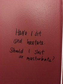 A proverb from the third stall to the left