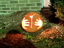 A spooky ass pumpkin