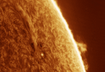 A video of the Suns atmosphere and surface that I captured with a telescope and hydrogen alpha filter I think these videos deserve to be gifs because space has no sound 