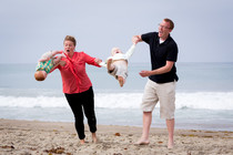 A while back we tried to take family photos at the beach The results wereunexpected