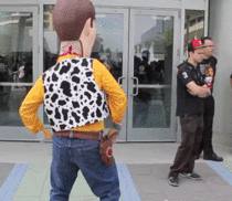 Accurate Woody cosplay