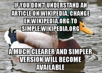 Actual Advice Mallard Wikipedia hack