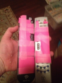 Adult-proofed my moms remotes