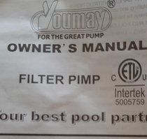 After installing my new pool pump you may now refer to me by my new title